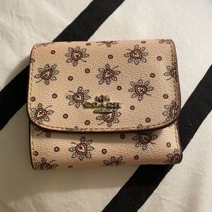Coach floral wallet